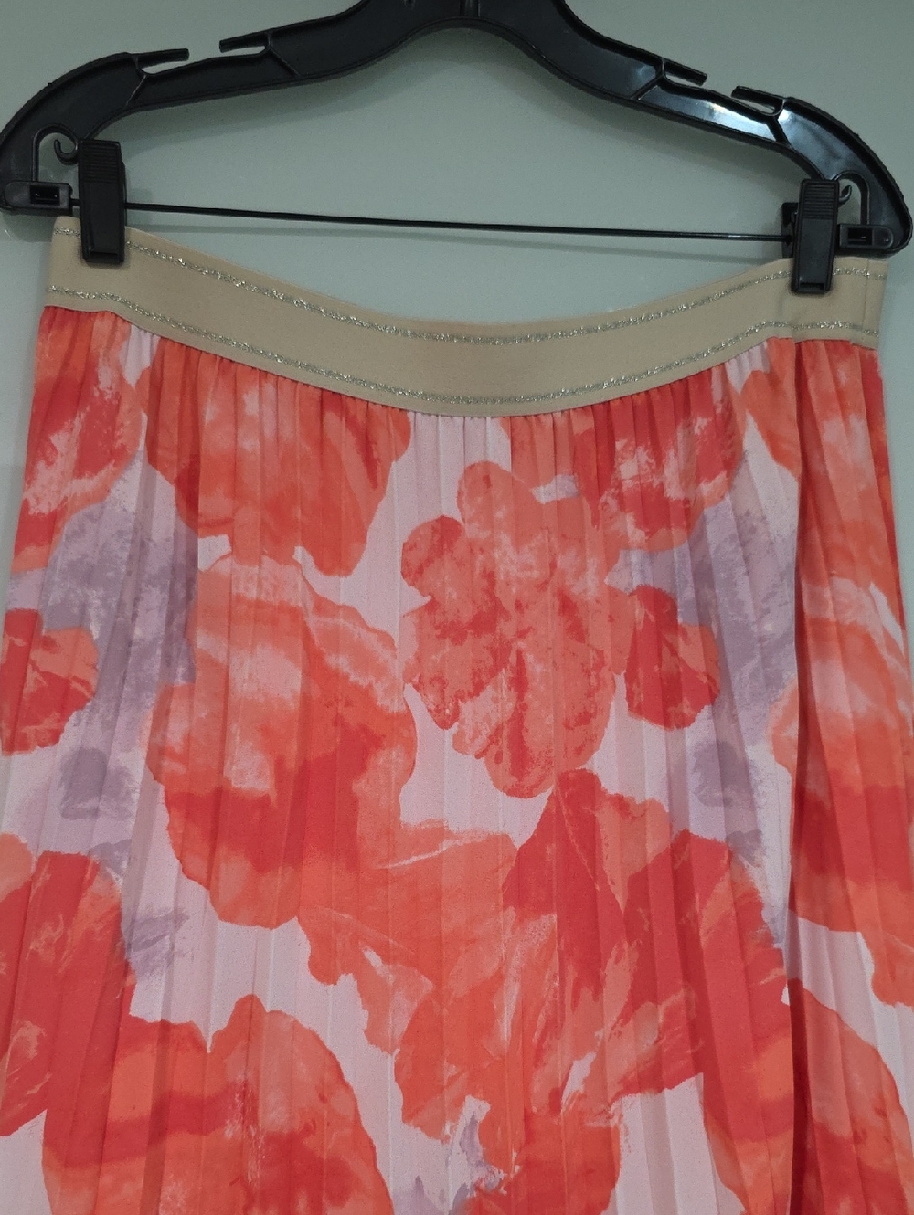 Gerry Weber Lemon Soul Floral Pleated Midi Skirt EU 40 US 10 - Picture 16 of 16